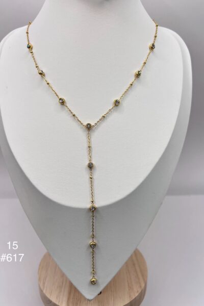 Krawatka cyrkonia kuleczka