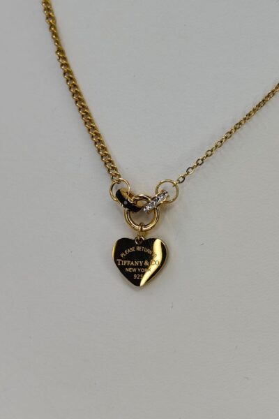 Naszyjnik złote serce