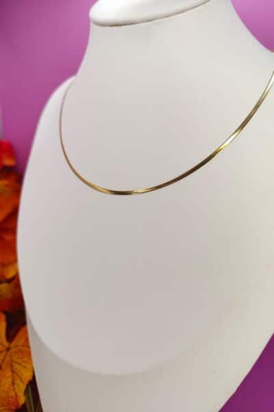 Łańcuszek żmijka gold