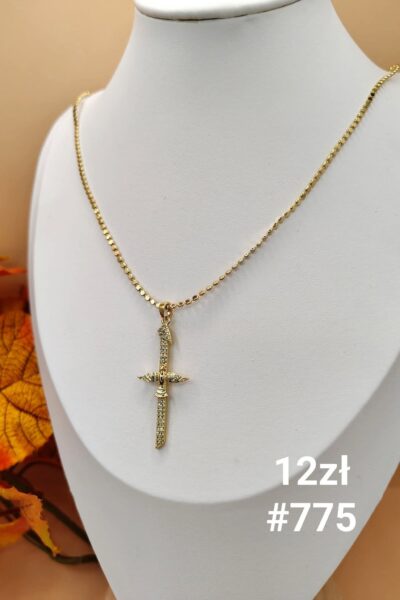 Celebrytka monetki krzyż