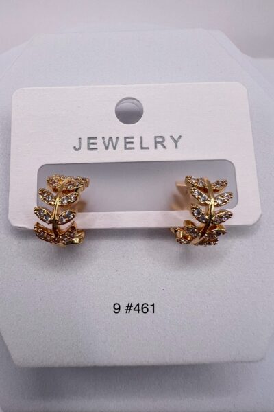 Kolczyki listki koła