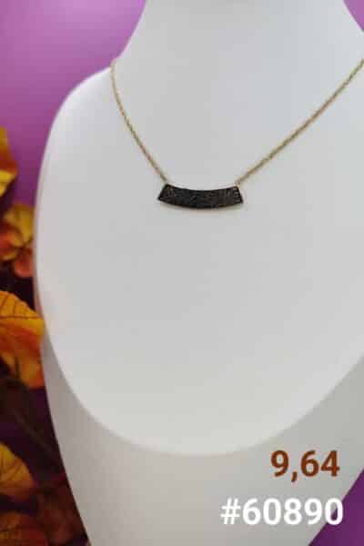 Naszyjnik blaszka perfor