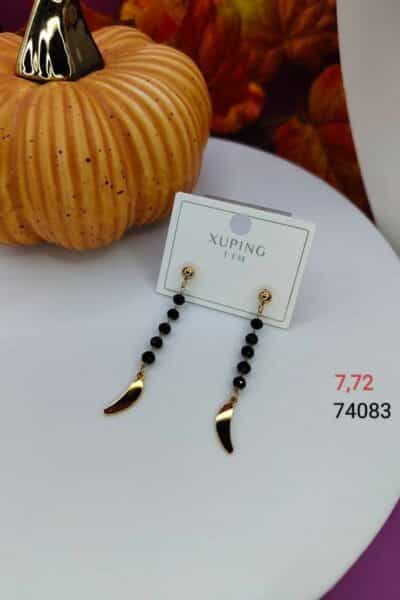 Kolczyki różaniec banan