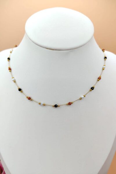 Naszyjnik kamienie jesieni