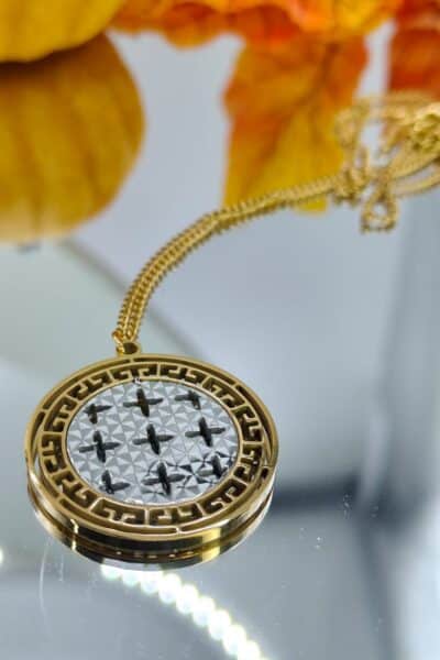 Naszyjnik grecka tarcza