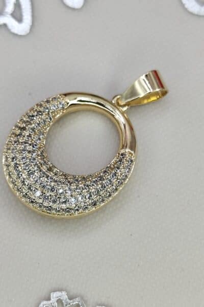 Zawieszka koło duże zdobione